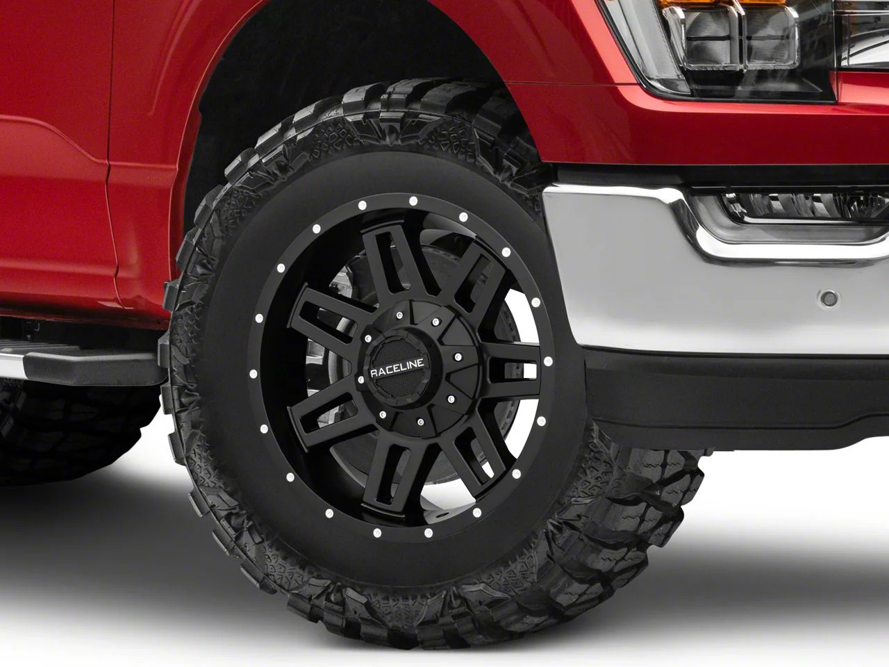 Raceline Injector Black 6-Lug Wheel; 18x9; -12mm Offset (21-26 F-150)