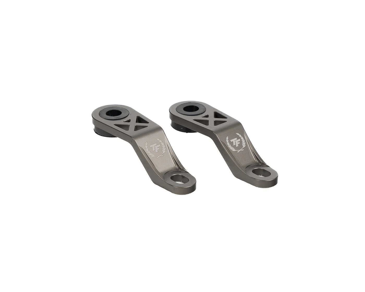 TF-WORKS - Billet Aluminum Radiator Brackets V2 - S13 / R32