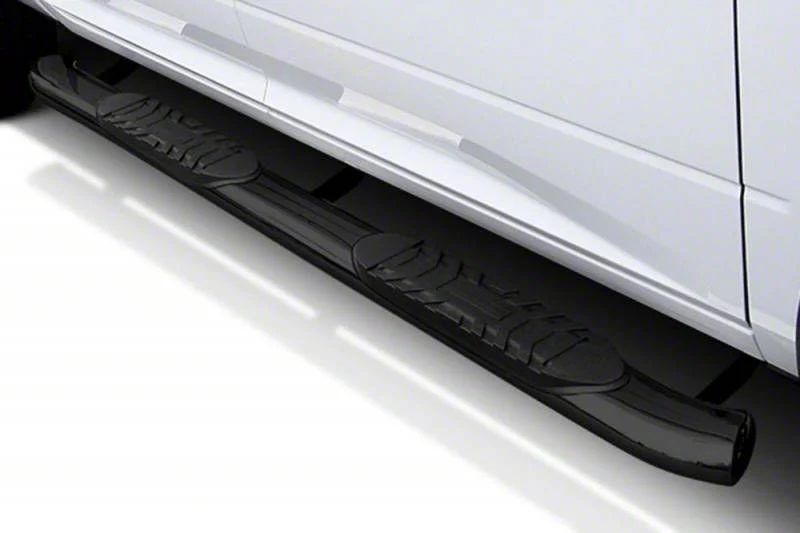 5-Inch Extreme Side Step Bars; Black (09-18 RAM 1500 Crew Cab)