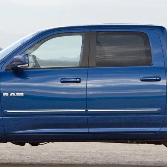 ChromeLine Body Side Molding; Granite Crystal Metallic (09-18 RAM 1500 Crew Cab)