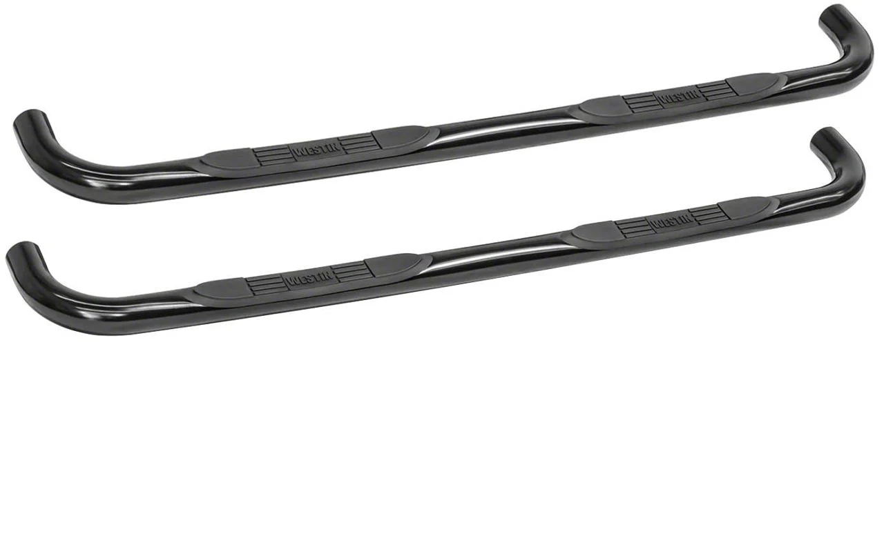 E-Series 3-Inch Nerf Side Step Bars; Black (09-18 RAM 1500 Quad Cab)