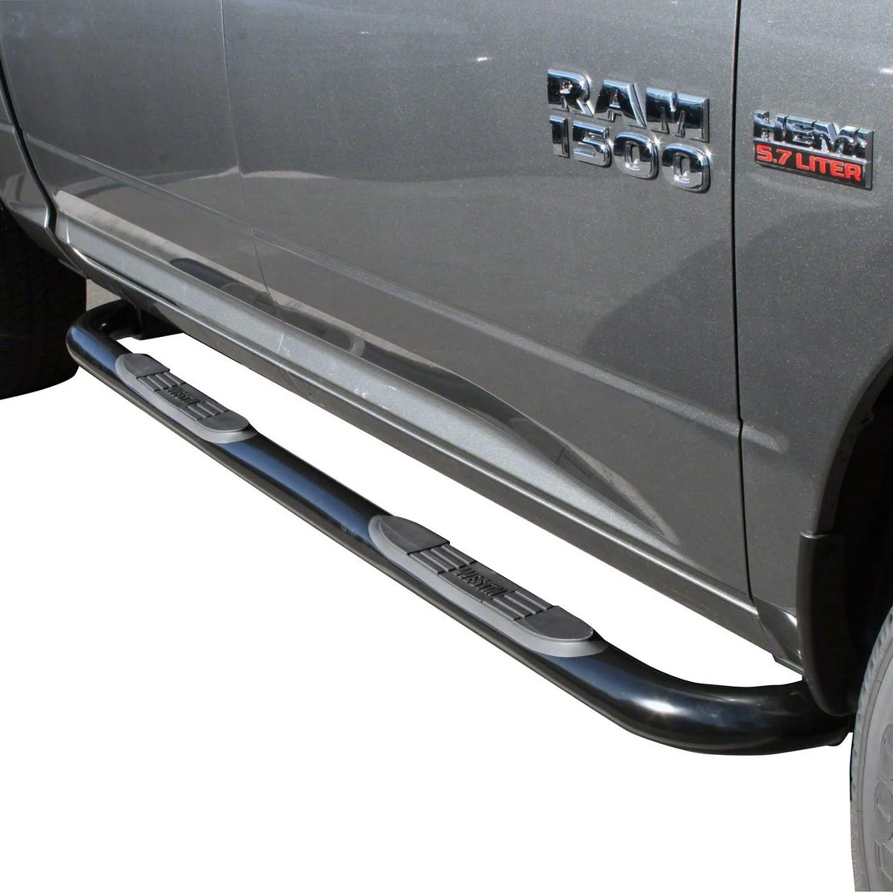 E-Series 3-Inch Nerf Side Step Bars; Black (09-18 RAM 1500 Crew Cab)