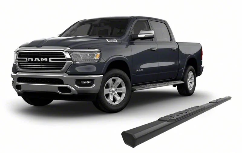 Epic Aluminum Running Boards; Black (19-26 RAM 1500 Quad Cab)