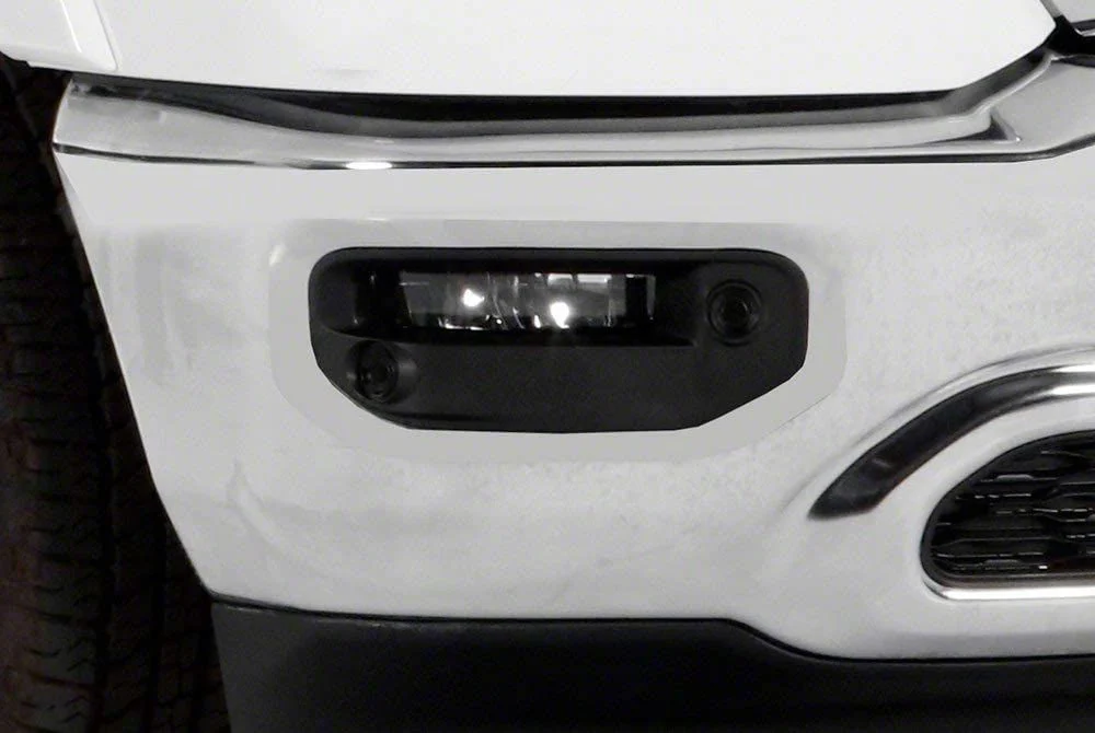 Fog Light Covers; Clear (19-24 RAM 1500 Laramie, Laramie Longhorn, Limited)