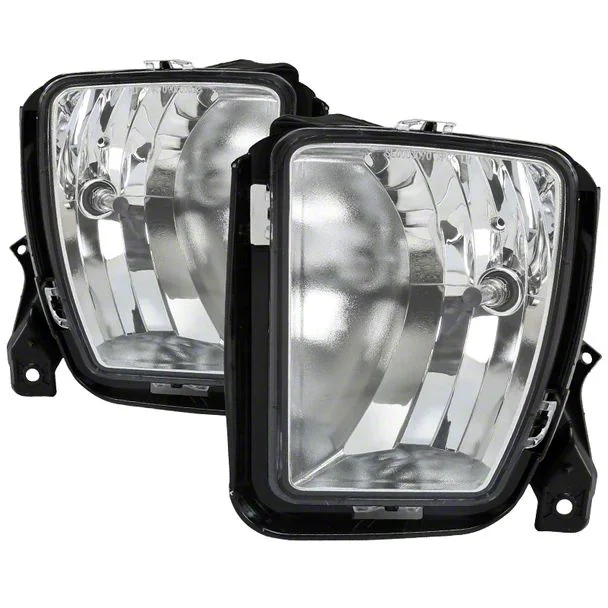Fog Light Kit; Clear Lens; Chrome (13-18 RAM 1500)