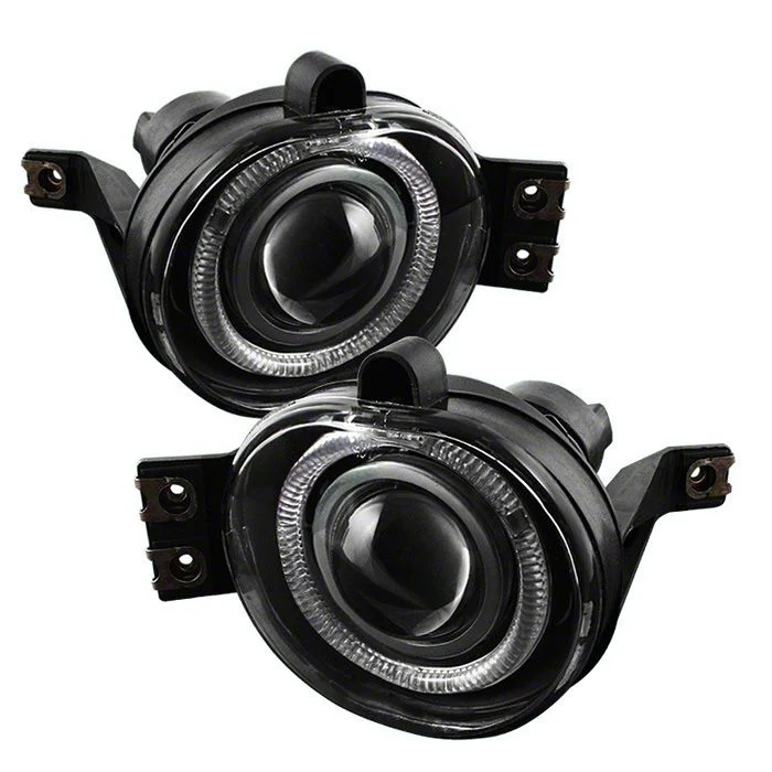 Halo Projector Fog Lights with Switch; Clear (02-05 RAM 1500)