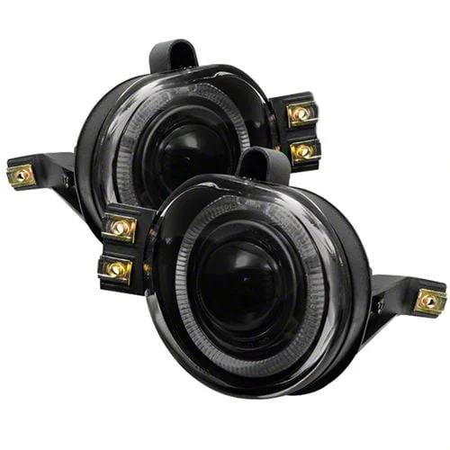 Halo Projector Fog Lights with Switch; Smoked (02-05 RAM 1500)