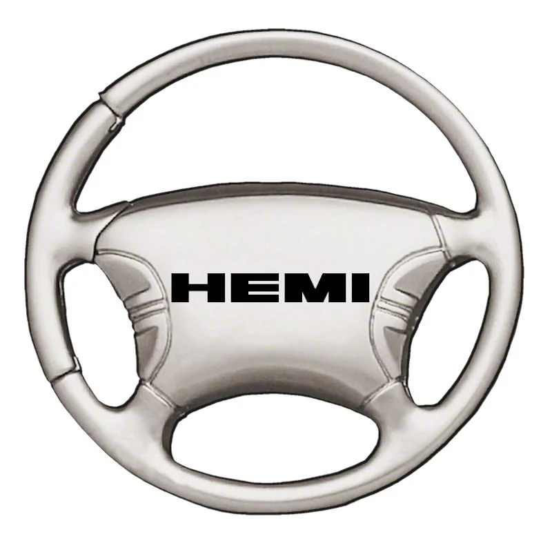 HEMI Chrome Steering Wheel Key Fob