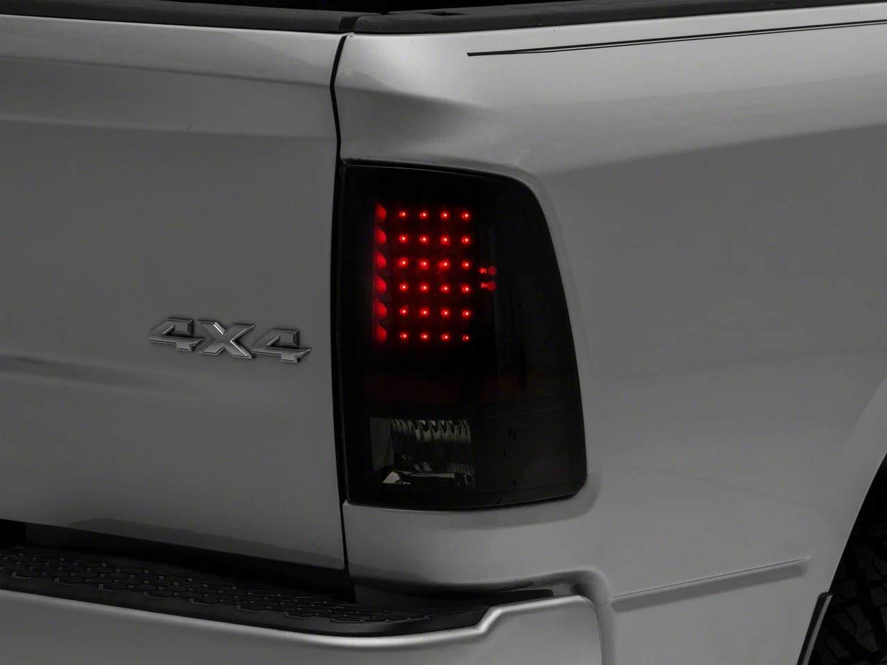 LED Tail Lights; Black Housing; Smoked Lens (09-18 RAM 1500 w/ Factory Halogen Tail Lights)