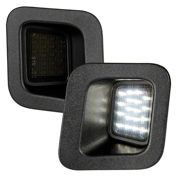 License Lamp; LED; Smoked (03-05 RAM 1500)