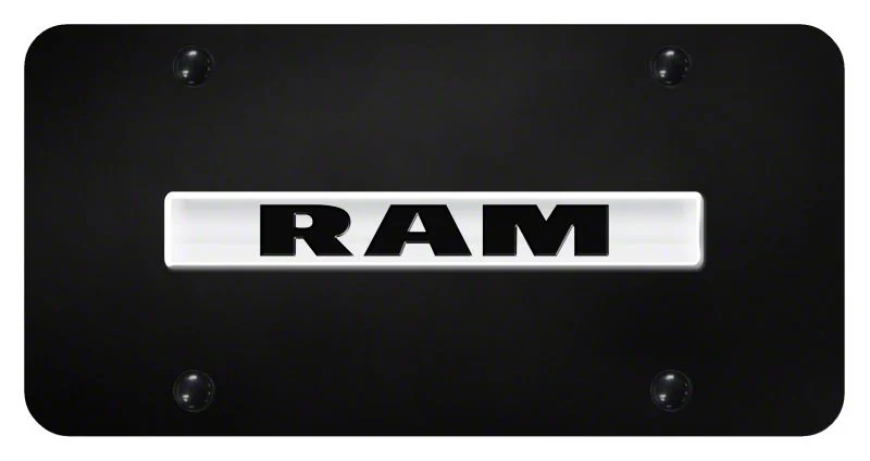 RAM License Plate (Universal; Some Adaptation May Be Required)