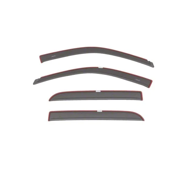 Low Profile Color-Match Ventvisor Window Deflectors; Front and Rear; Granite Crystal Metallic (19-25 RAM 1500 Crew Cab)