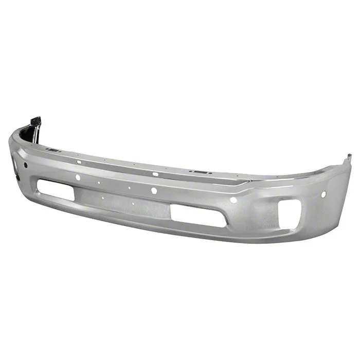 OEM Style Lower Front Bumper; Pre-Drilled for Front Parking Sensors; Chrome (14-18 RAM 1500)
