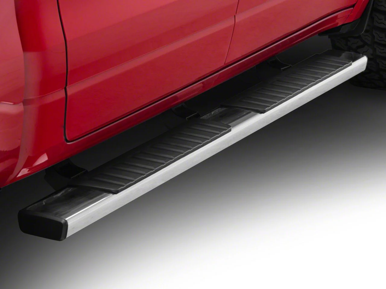 R7 Nerf Side Step Bars; Stainless Steel (19-26 RAM 1500 Crew Cab)