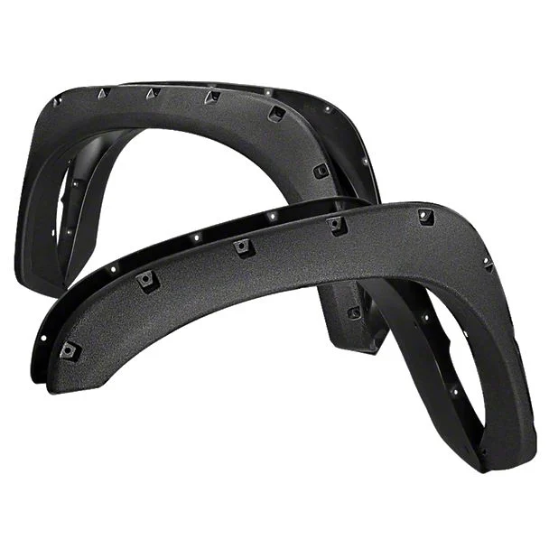 Rugged Fender Flares; Textured Black (02-08 RAM 1500)