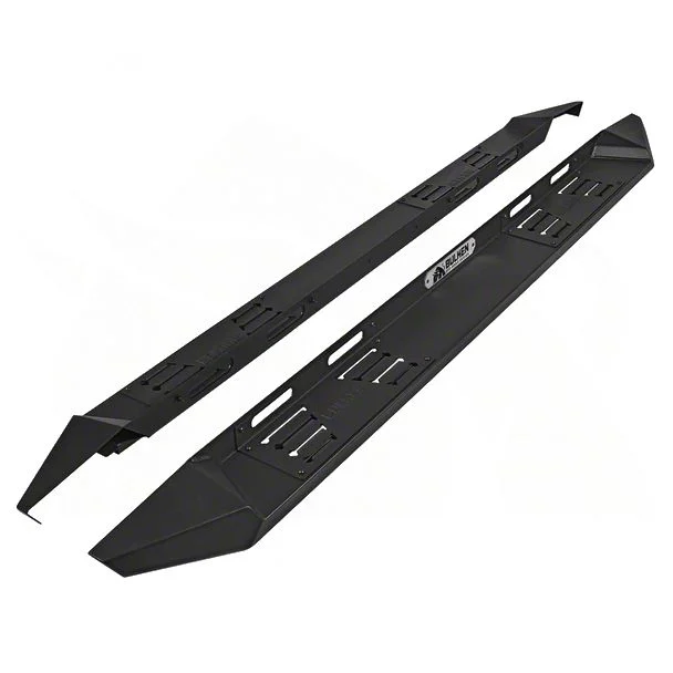 Rugged Running Boards; Satin Black (19-26 RAM 1500 Crew Cab)