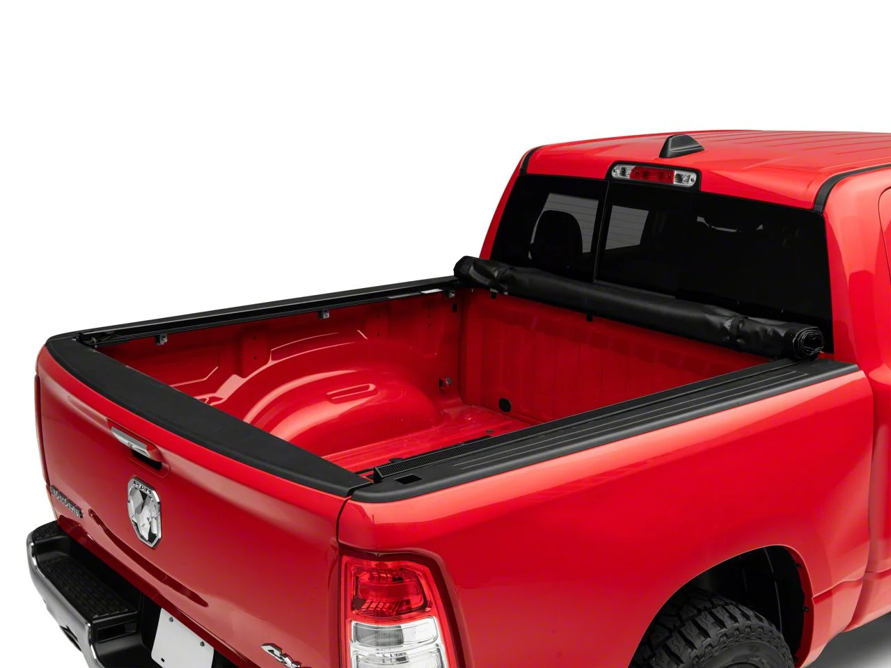 Rough Country Soft Roll-Up Tonneau Cover (19-23 RAM 1500 w/ 5.7-Foot Box & w/o Multifunction Tailgate)