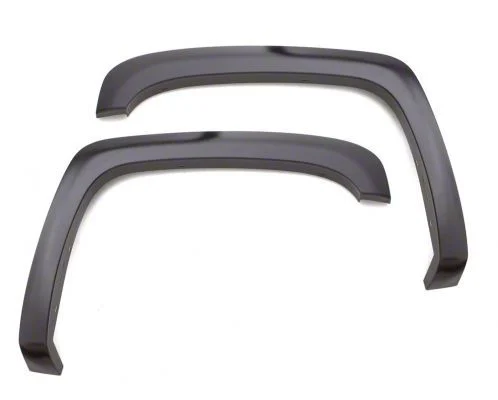 Elite Series Sport Style Fender Flares; Front and Rear; Textured Black (19-25 RAM 1500, Excluding Rebel, RHO & TRX)