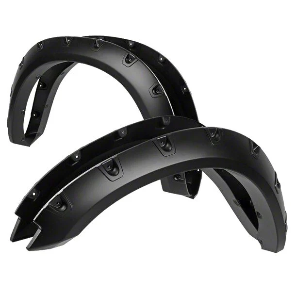 Terrain Fender Flares; Smooth Matte Black (09-18 RAM 1500, Excluding Express, Rebel & Sport)