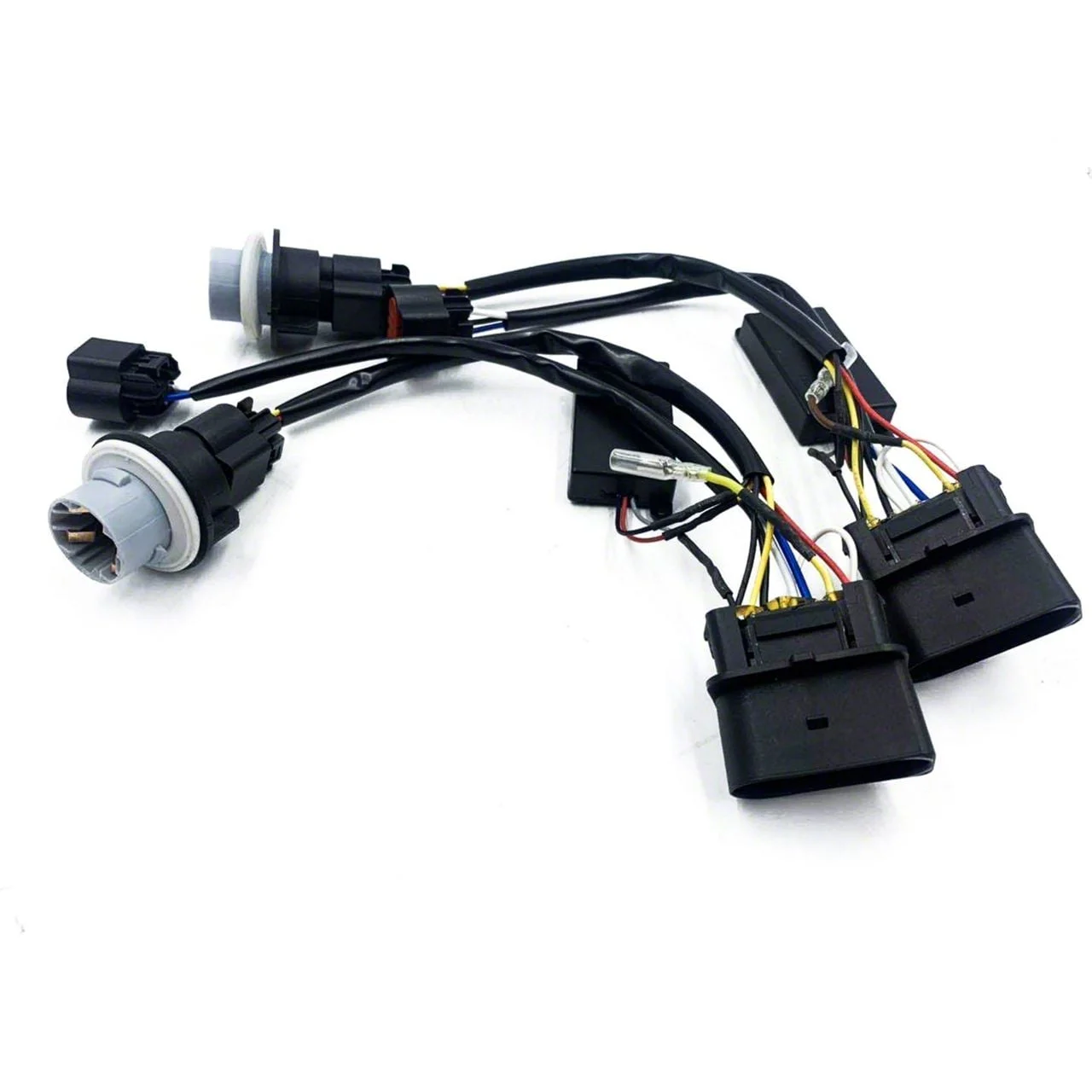 AlphaRex LUXX-Series LED Projector Headlights; Black Housing; Clear Lens (13-18 RAM 2500 w/ Factory Projector Headlights)