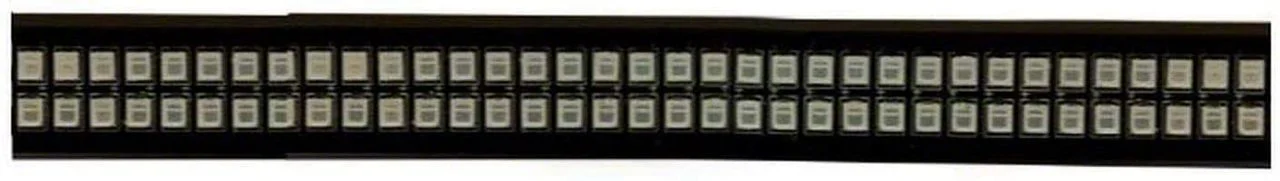 49-Inch Dual Row LED Tailgate Bar with Amber Turn Signals (Universal; Some Adaptation May Be Required)