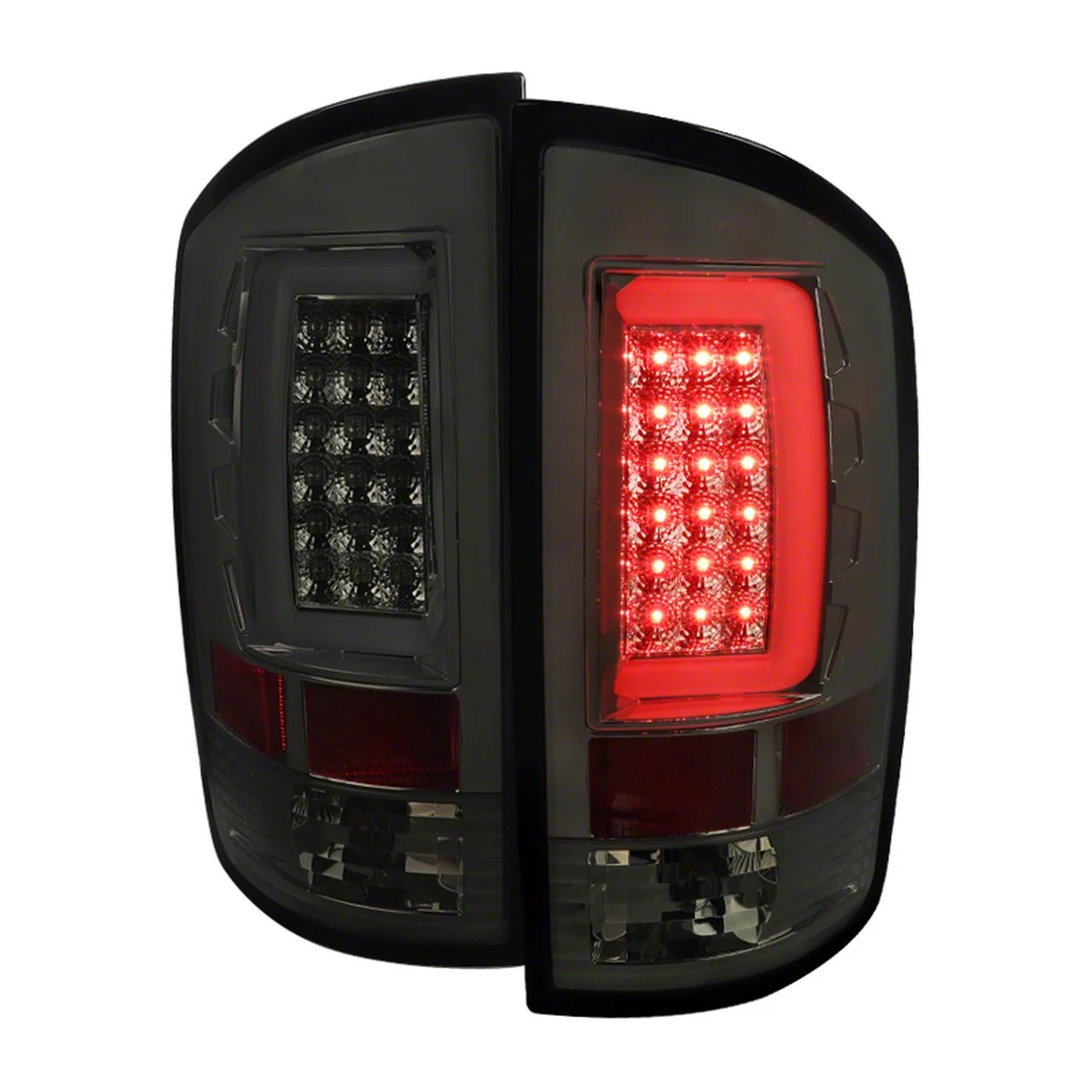 G2 LED Tail Lights; Chrome Housing; Smoked Lens (07-09 RAM 3500)