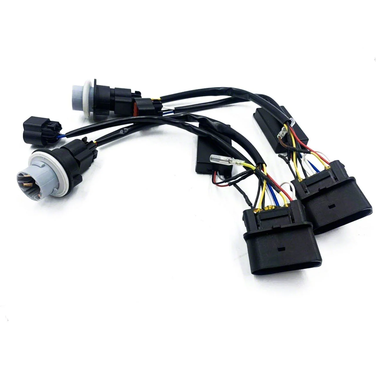 AlphaRex LUXX-Series LED Projector Headlights; Black Housing; Clear Lens (13-18 RAM 3500 w/ Factory Projector Headlights)