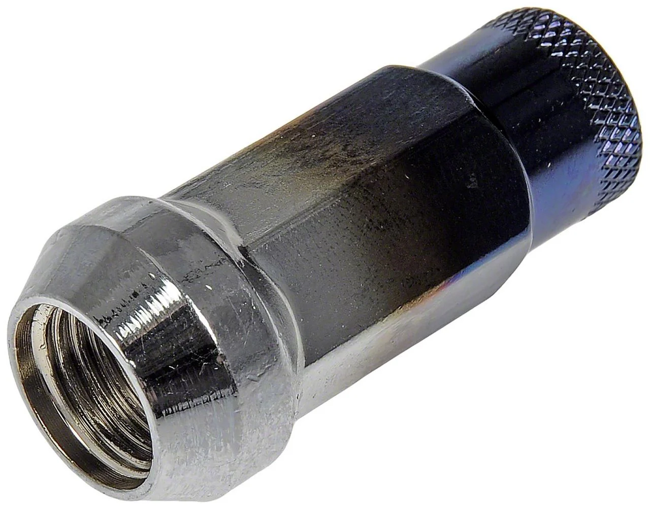 Ti-Blue Open End Knurled Wheel Lug Nuts; M14x1.50; Set of 20 (12-26 RAM 3500)