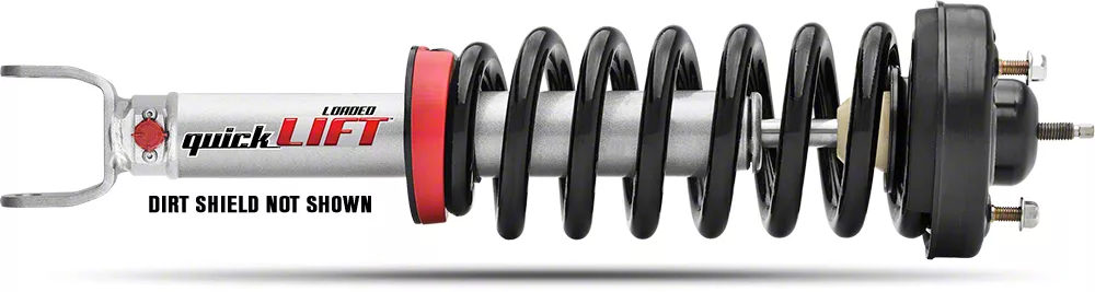 Rancho Loaded quickLIFT Front Strut for 2-Inch Lift; Driver Side (09-18 4WD RAM 1500 w/o Air Ride)