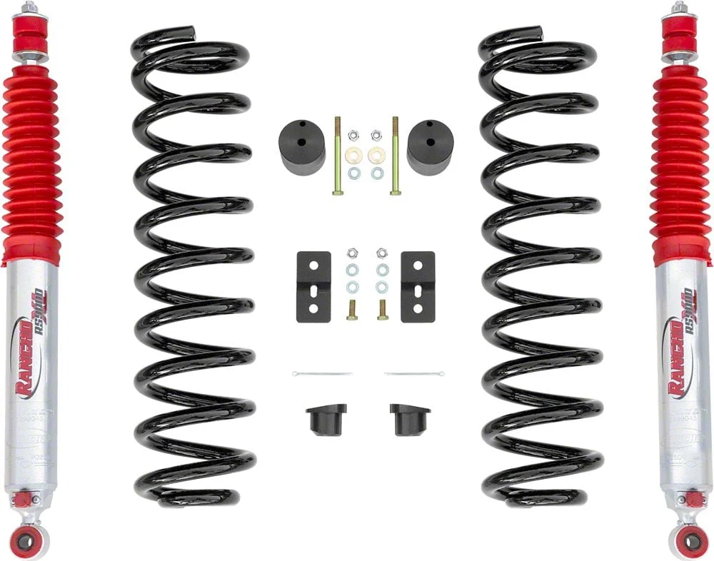 Rancho 2.50-Inch Front Level-IT System with RS9000XL Shocks (11-26 4WD 6.7L Powerstroke F-250 Super Duty)