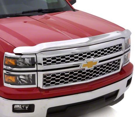 Aeroskin Hood Protector; Chrome (19-23 Ranger)