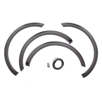Elite Series Sport Style Fender Flares; Front and Rear; Textured Black (19-23 Ranger)