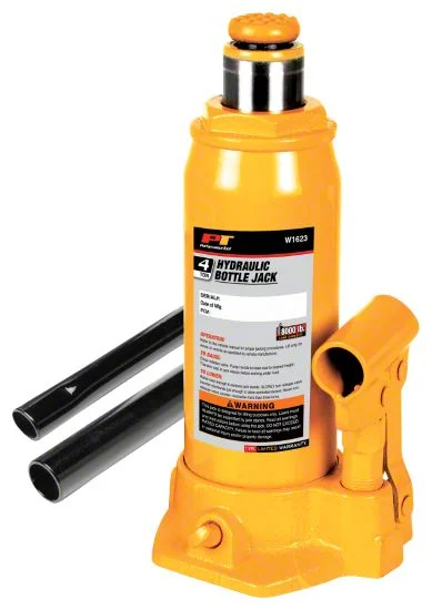 Hydraulic Bottle Jack; 4-Ton Capacity