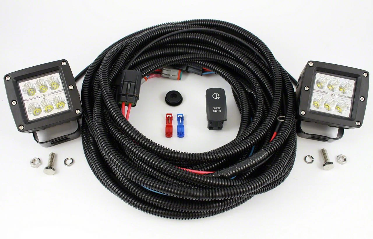 LED Backup/Auxiliary Lighting and Switch Kit (Universal; Some Adaptation May Be Required)
