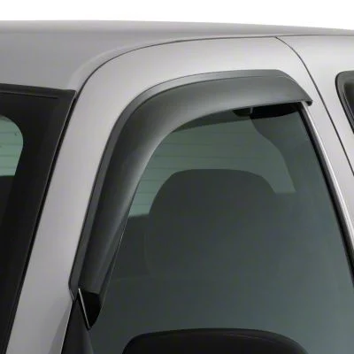 Ventvisor Window Deflectors; Front and Rear; Dark Smoke (19-23 Ranger SuperCab)