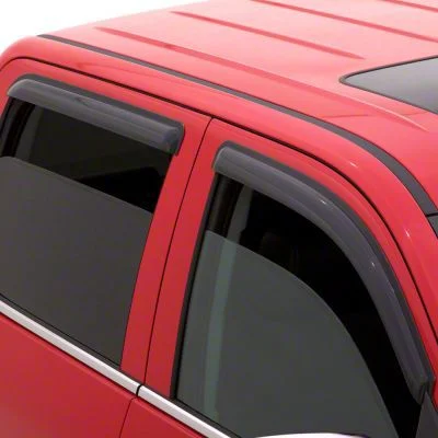 Ventvisor Window Deflectors; Front and Rear; Dark Smoke (19-23 Ranger SuperCrew)