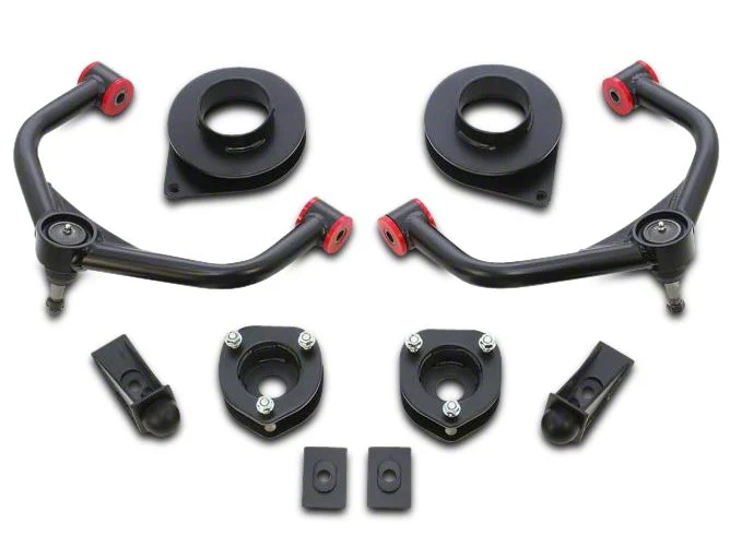 ReadyLIFT 2.50-Inch Front / 1.50-Inch Rear SST Suspension Lift Kit with Upper Control Arms (09-18 4WD RAM 1500 w/o Air Ride Suspension)