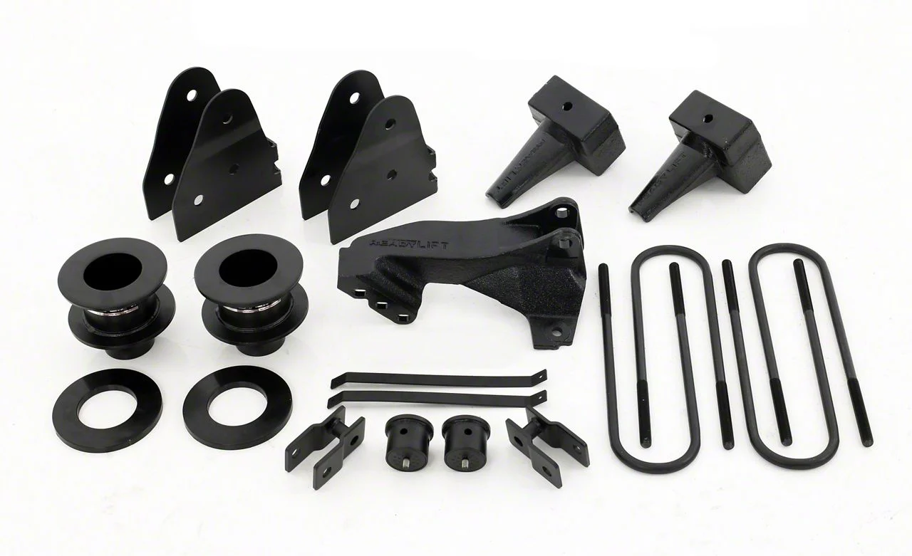 ReadyLIFT 3.50-Inch SST Suspension Lift Kit with 5-Inch Rear Tapered Blocks (11-16 4WD 6.7L Powerstroke F-350 Super Duty w/ 1-Piece Driveshaft)