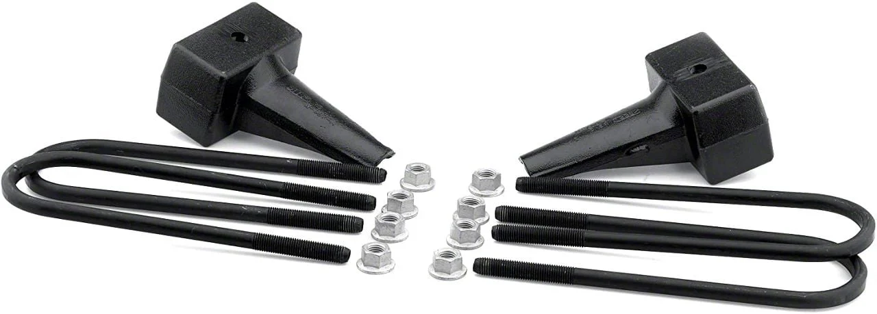 ReadyLIFT 4-Inch Rear Lift Blocks (11-16 4WD F-350 Super Duty w/ 2-Piece Driveshaft)