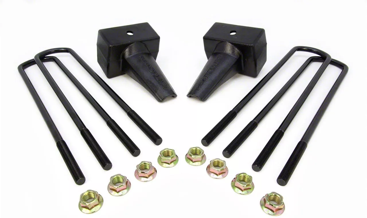 ReadyLIFT 4-Inch Rear Lift Blocks (11-16 4WD F-350 Super Duty w/ 1-Piece Driveshaft)