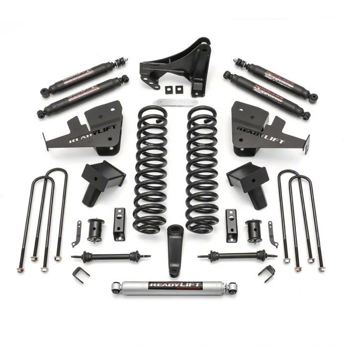 ReadyLIFT 6.50-Inch Suspension Lift Kit with Bilstein 5100 Shocks (17-22 4WD 6.7L Powerstroke F-350 Super Duty w/ 2-Piece Driveshaft)