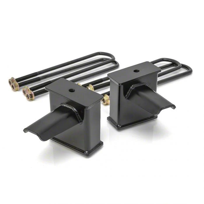 ReadyLIFT 6.50-Inch Tall Tapered Rear Lift Block Kit for 1-Piece Driveshafts (17-26 6.7L Powerstroke F-350 Super Duty)