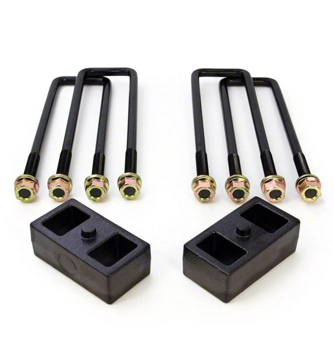ReadyLIFT 2-Inch Rear Lift Block Kit for Factory Top Overloads (11-19 Sierra 2500 HD)