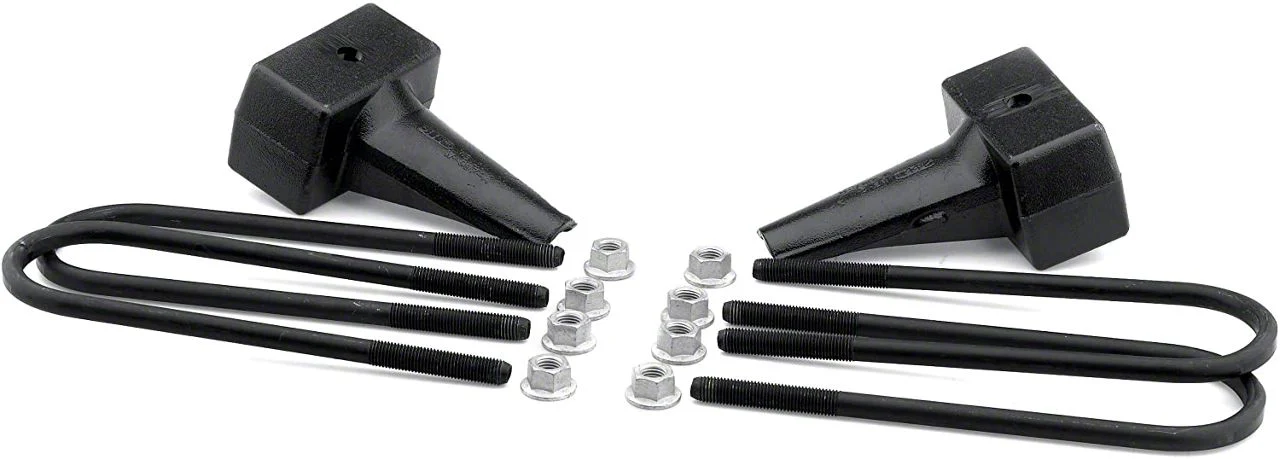 ReadyLIFT 4-Inch Rear Lift Blocks (11-16 4WD F-250 Super Duty w/ 2-Piece Driveshaft)