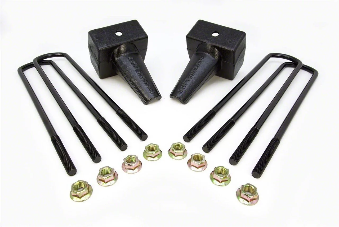 ReadyLIFT 5-Inch Rear Lift Blocks (11-16 4WD F-250 Super Duty w/ 1-Piece Driveshaft)