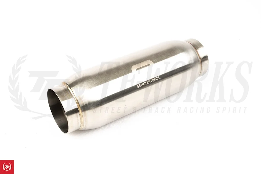 Stainless Bros Bottle Style Resonator - 4" Round body / 12" OAL