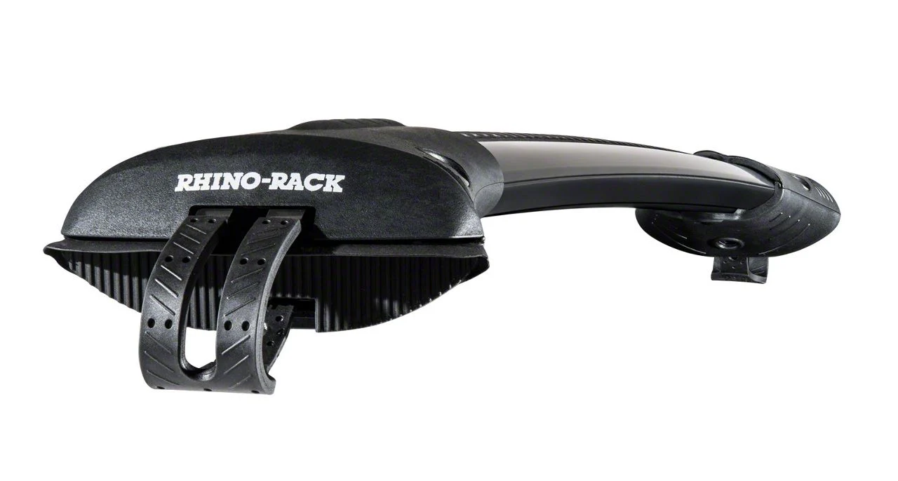 Rhino-Rack Vortex StealthBar 2-Bar Roof Rack; Black (19-26 Ranger SuperCrew)