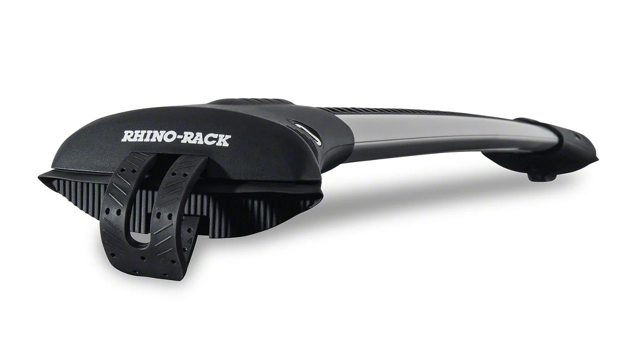Rhino-Rack Vortex StealthBar 2-Bar Roof Rack; Silver (19-24 Ranger SuperCrew)