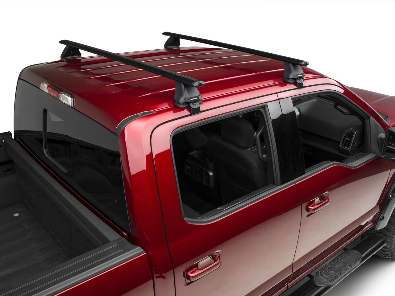 Rhino-Rack Vortex 2500 2 Bar Roof Rack; Black (15-26 F-150 SuperCrew)