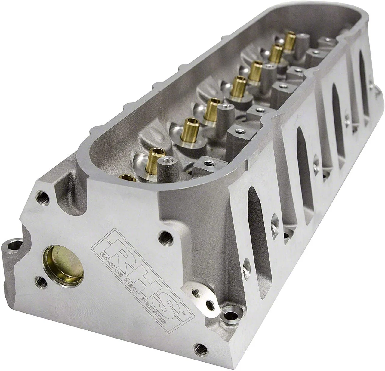 RHS Pro Action GM LS Cathedral Port Cylinder Head with 0.570-Inch Lift Springs; Un-Assembled (13-19 6.0L Silverado 2500 HD)
